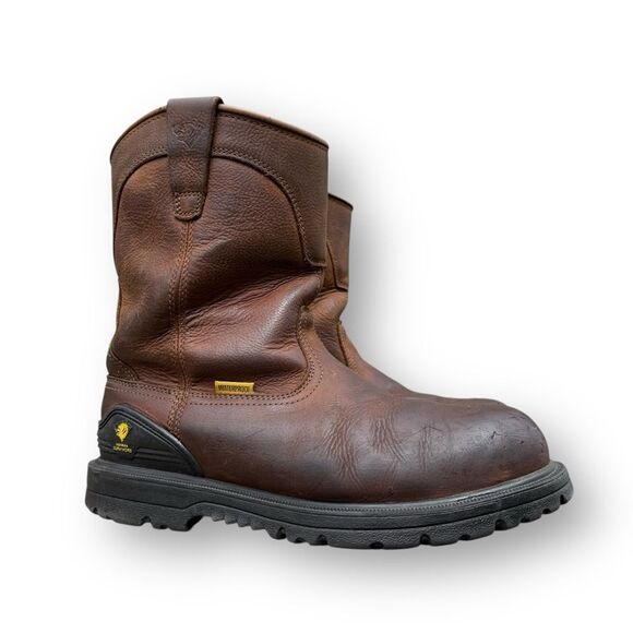 Herman Survivors Men's Bison Waterproof Steel Toe Work Boots Men's size 10 - Picture 1 of 13
